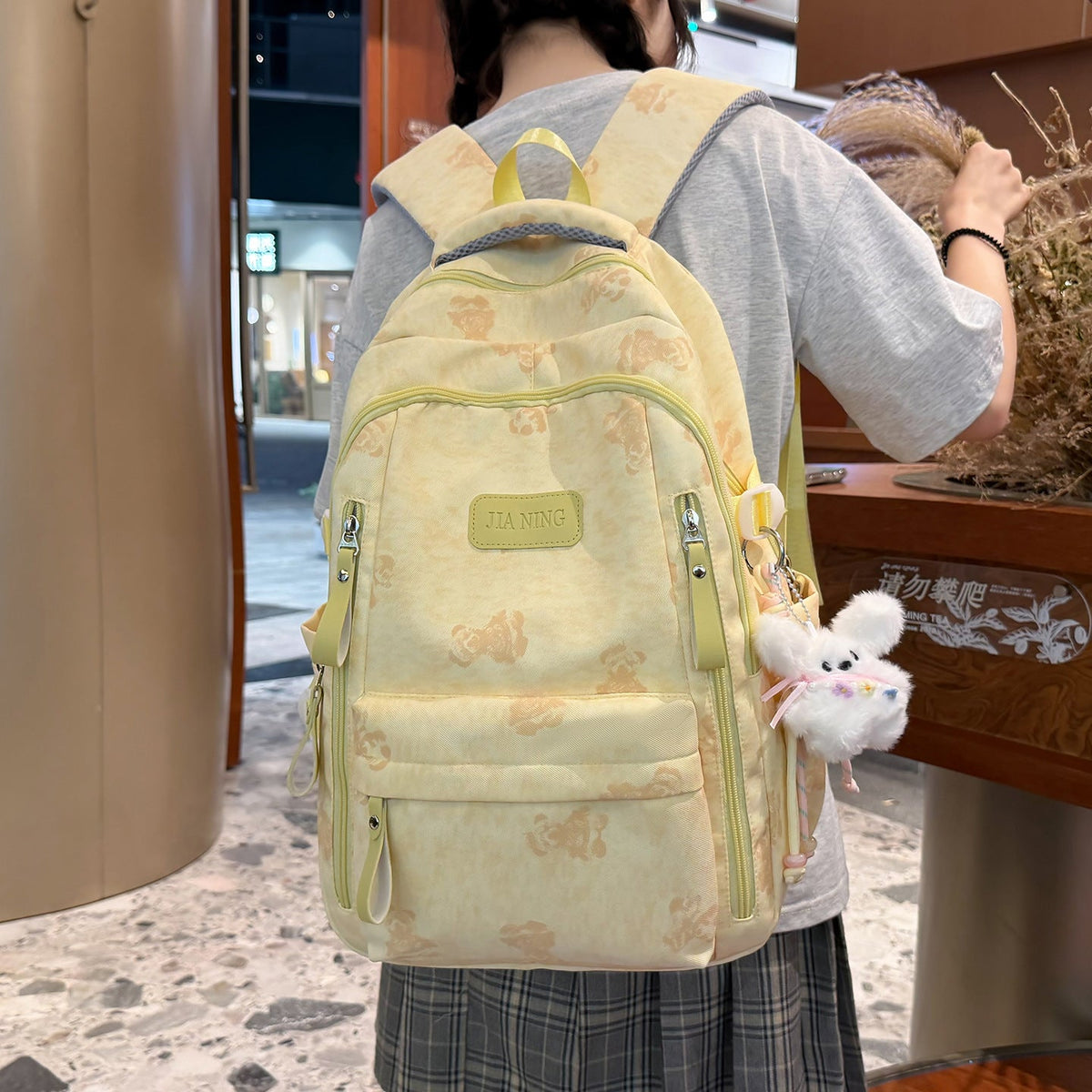 Stylish Printed Backpack LoungeYard — product view 3