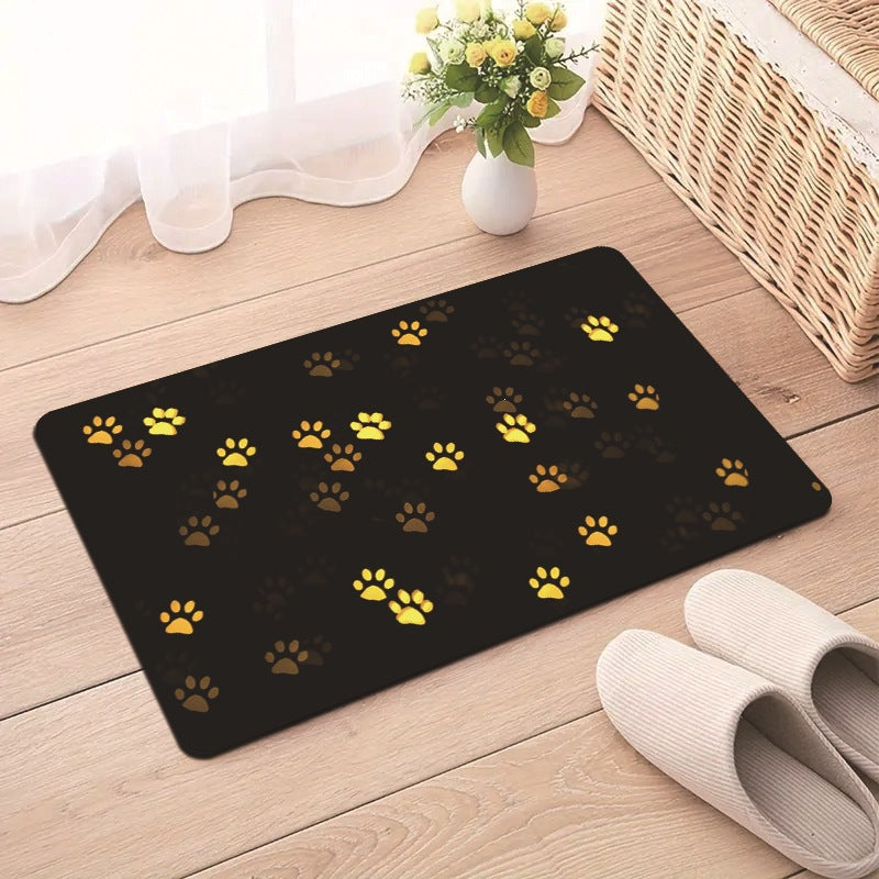 Decorative Pet-Themed Bath Mat LoungeYard — product view 1