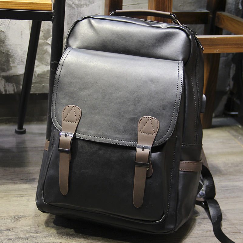 Stylish backpack with reinforced laptop compartment LoungeYard — product view 7