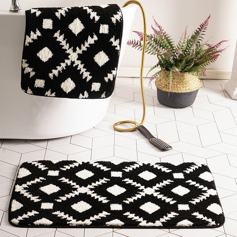 Cute Animal Paw Print Bath Mat LoungeYard — product view 5