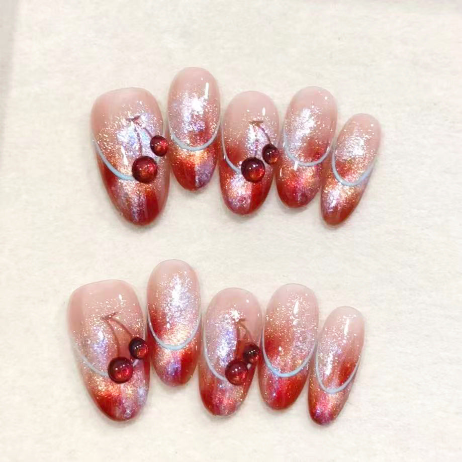 Cherry Blossom Press-On Nail Art Set — product view 1