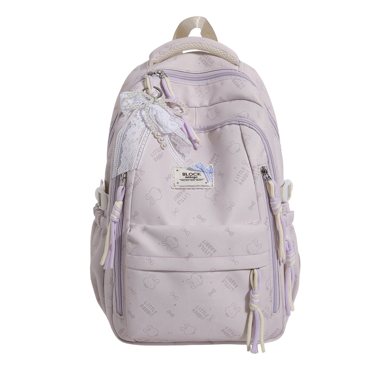 Cute Cartoon Graphic Design Backpack LoungeYard — product view 5