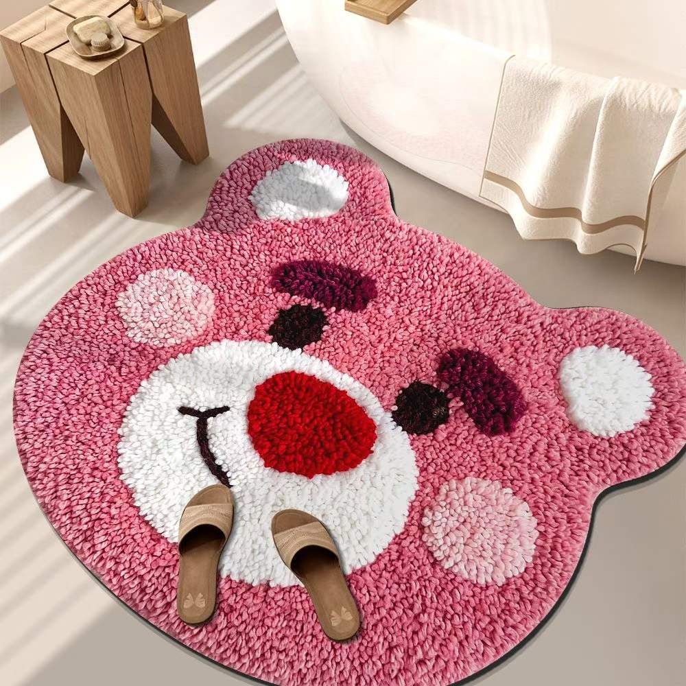 Playful Tiger-Themed Bathroom Mat LoungeYard — product view 7