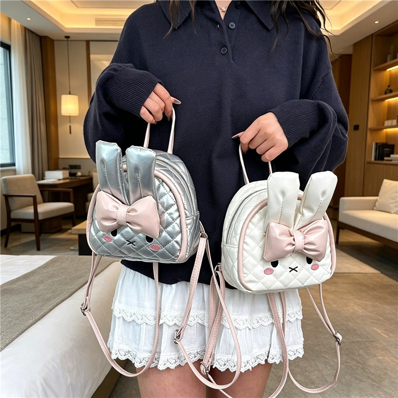 Cute Bunny-Themed Mini Backpack LoungeYard — product view 2