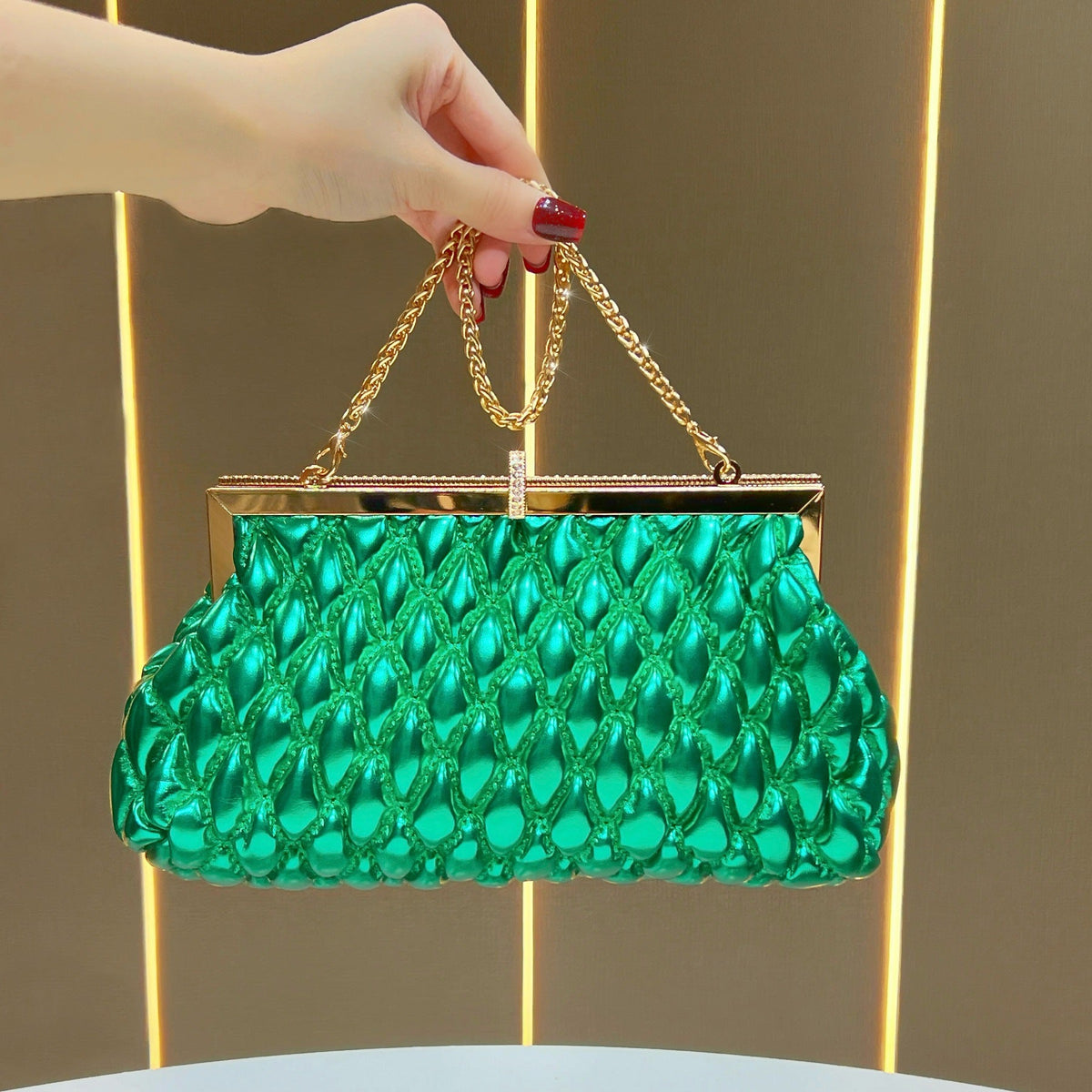 Elegant Textured Evening Handbag — product view 4