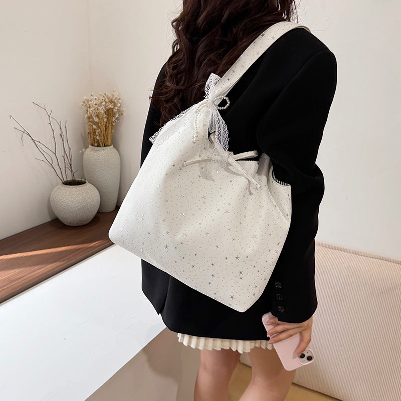 Stylish Star-Embellished Shoulder Bag — product view 2