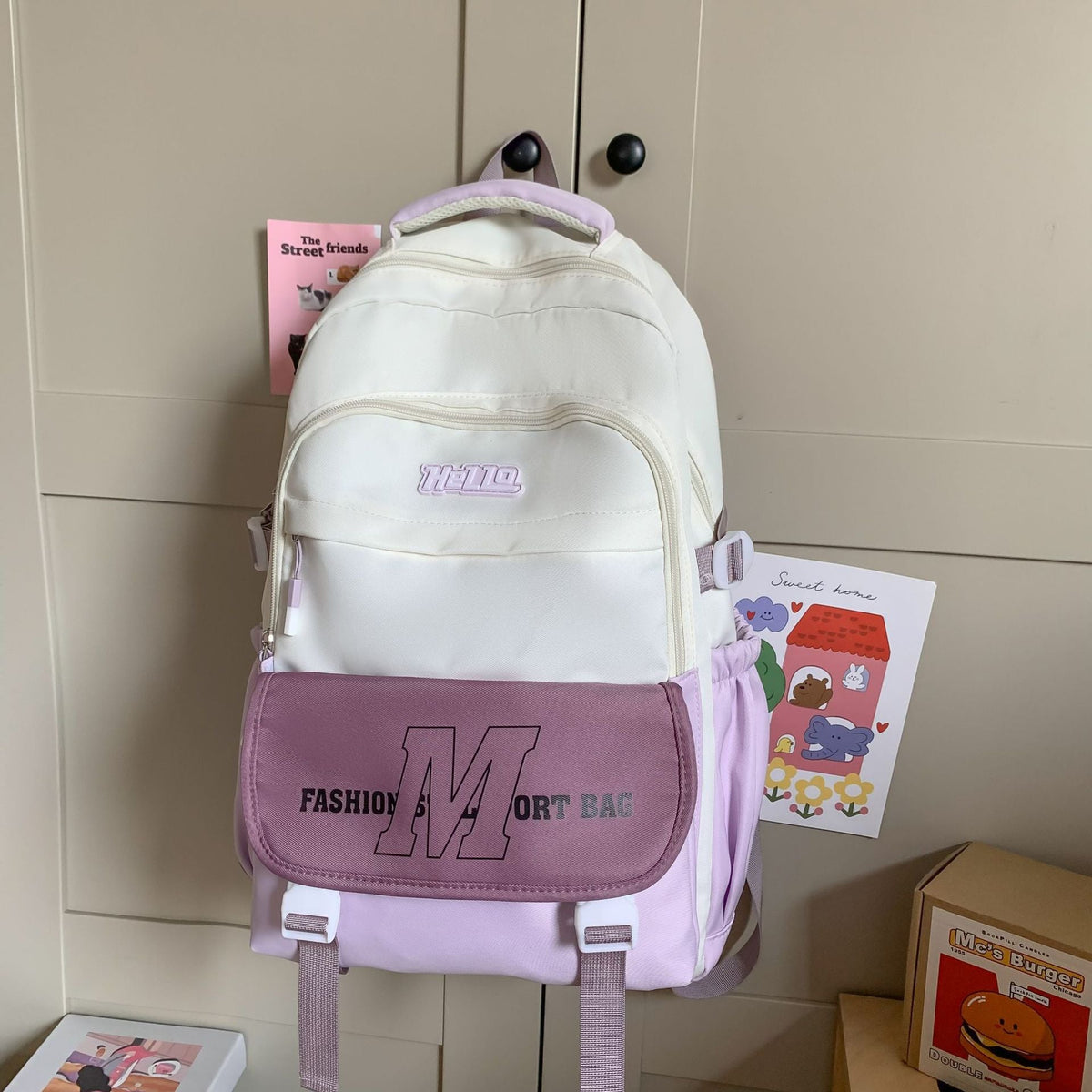 Trendy Multi-Compartment Backpack — product view 2