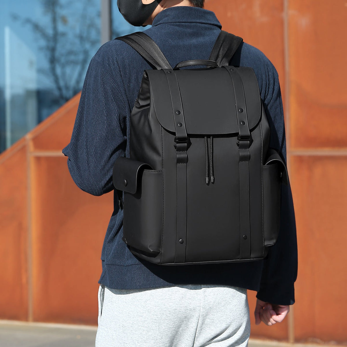 Durable Waterproof Travel Backpack LoungeYard — product view 3
