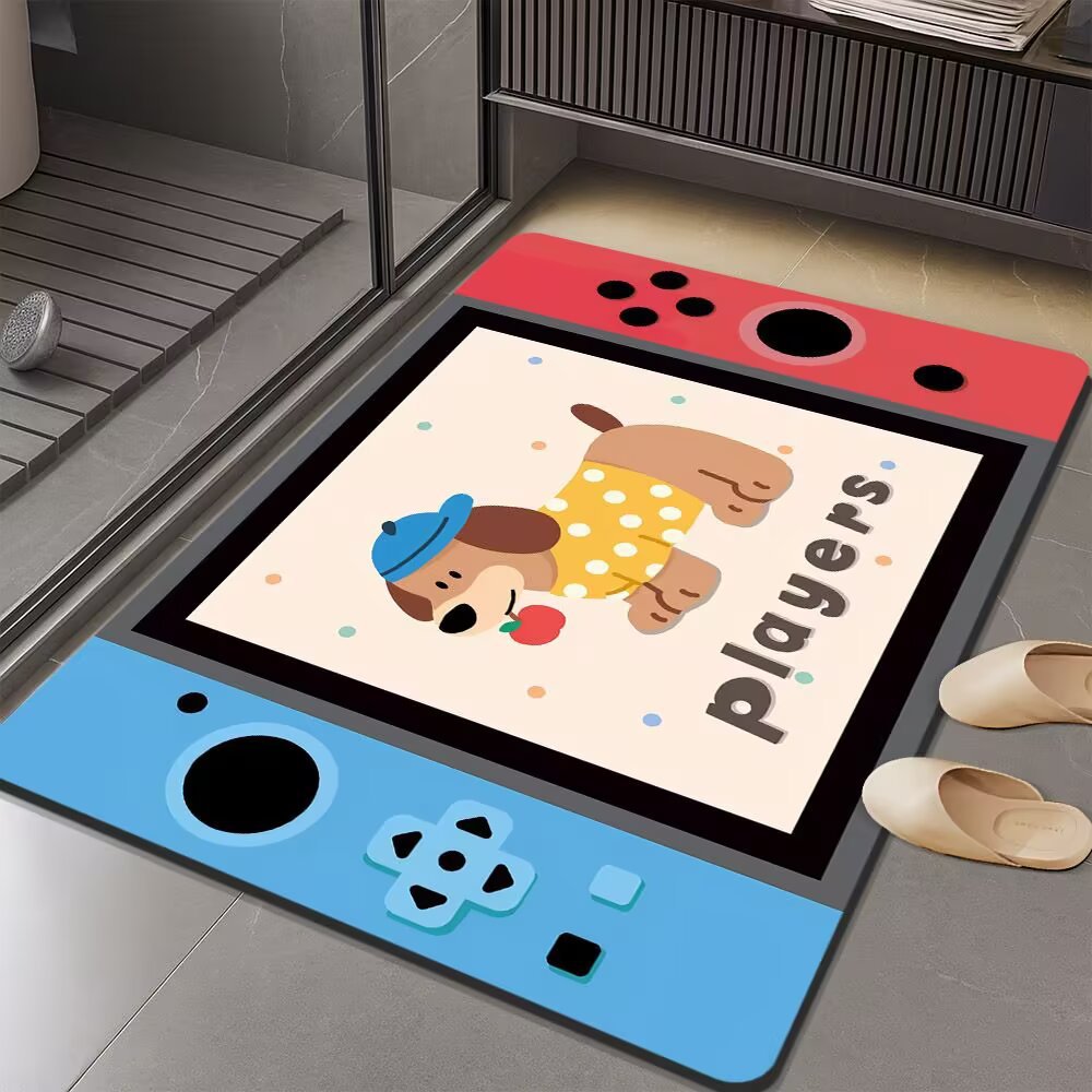 Gaming-Themed Bath Mat LoungeYard — product view 2