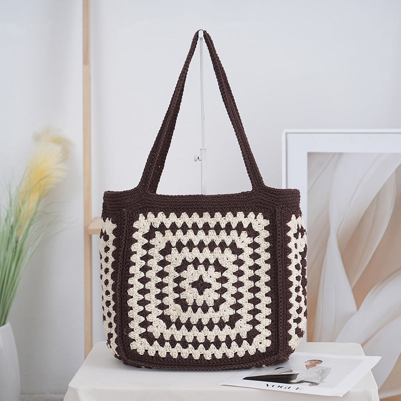 Handcrafted Macramé Shopping Bag LoungeYard — product view 3
