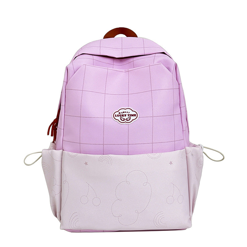 Playful Patterned School Backpack LoungeYard — product view 3