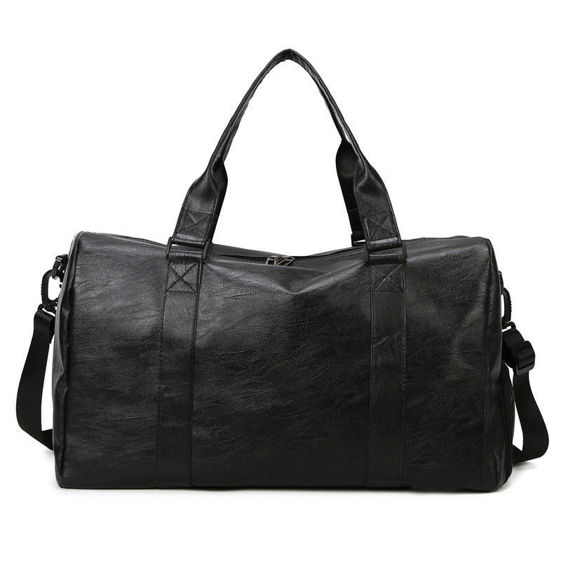 Premium Leather Weekender Duffle LoungeYard — product view 6
