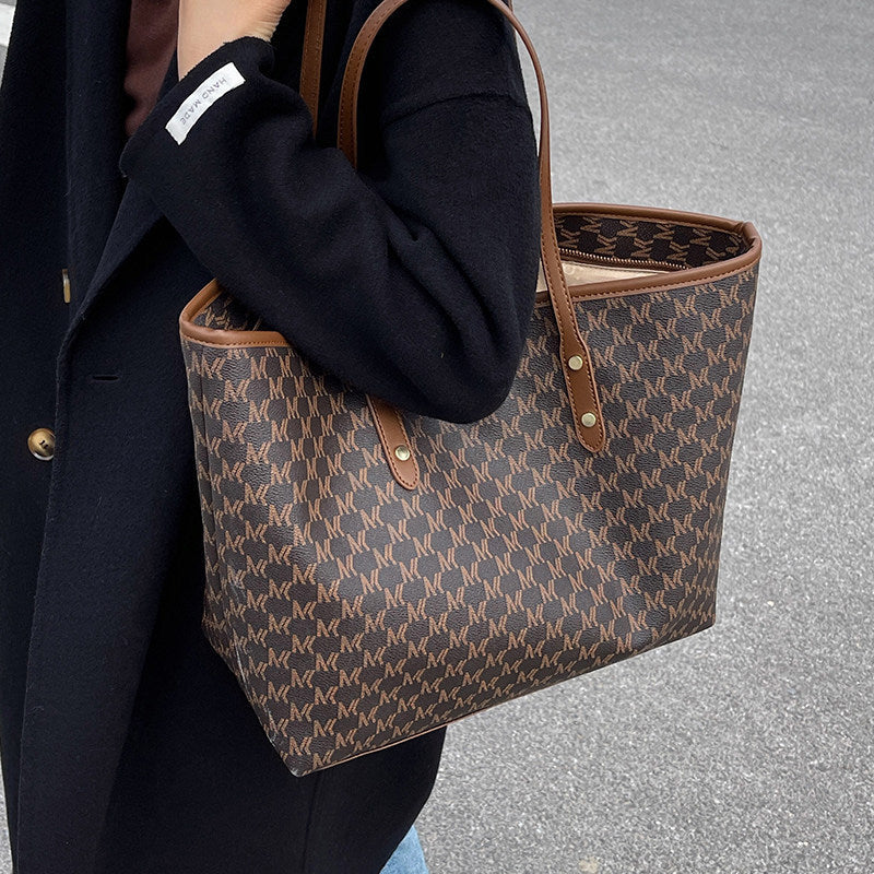 Elegant Symbol-Patterned Tote Bag LoungeYard — product view 3