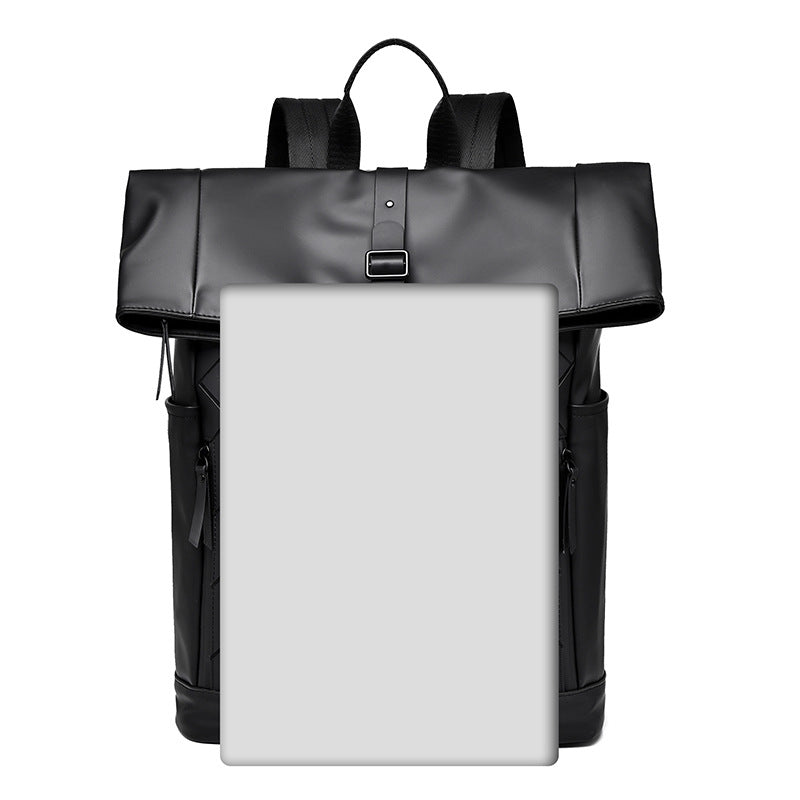 Stylish Geometric Patterned Backpack LoungeYard — product view 2