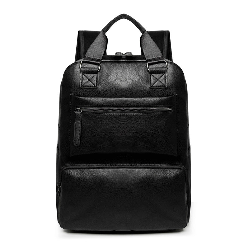 Stylish Premium Leather Backpack LoungeYard — product view 2