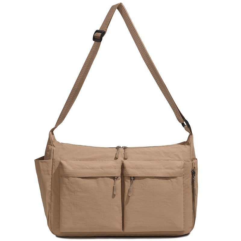 Multi-Pocket Crossbody Messenger Bag LoungeYard — product view 4