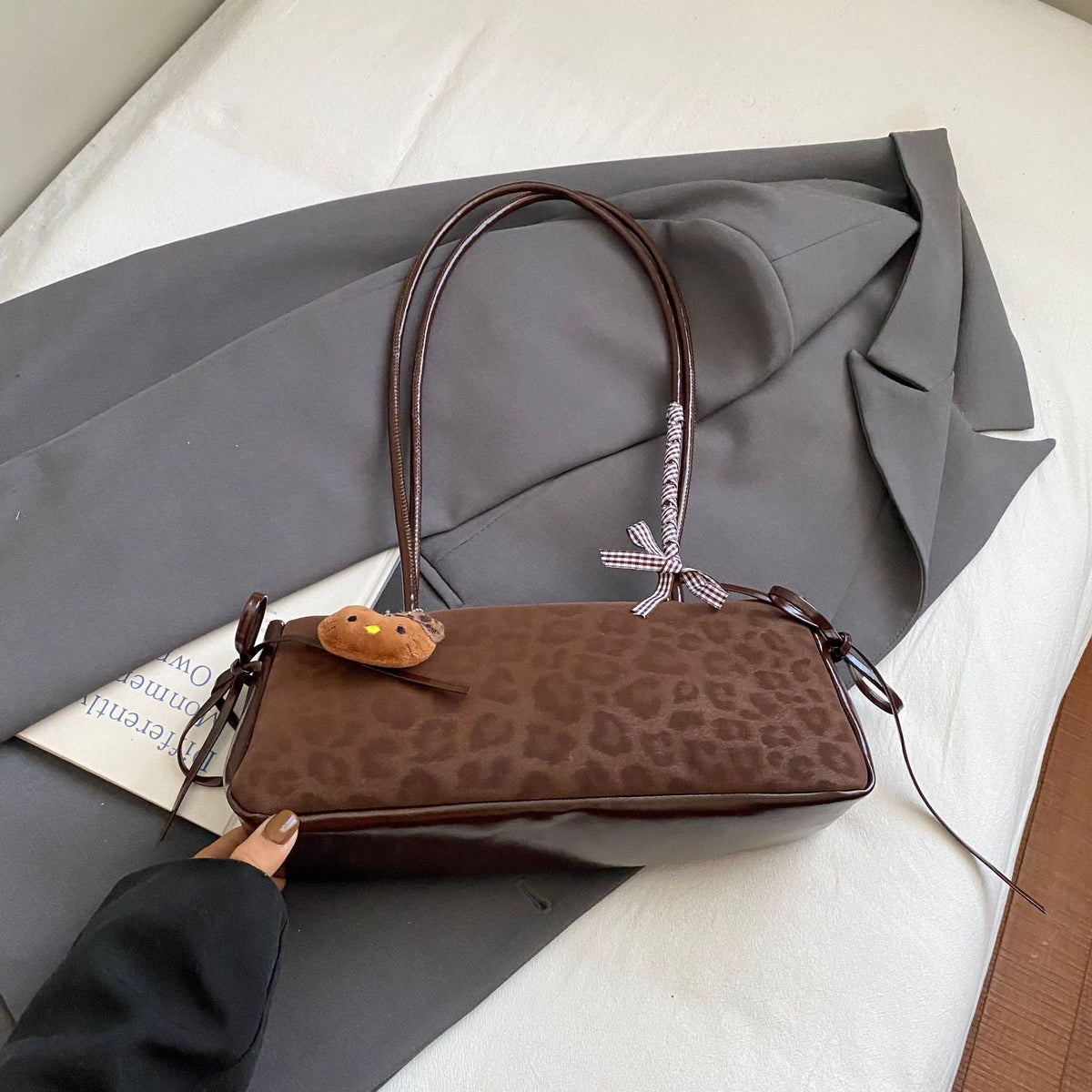 Leopard Print Handbag — product view 1