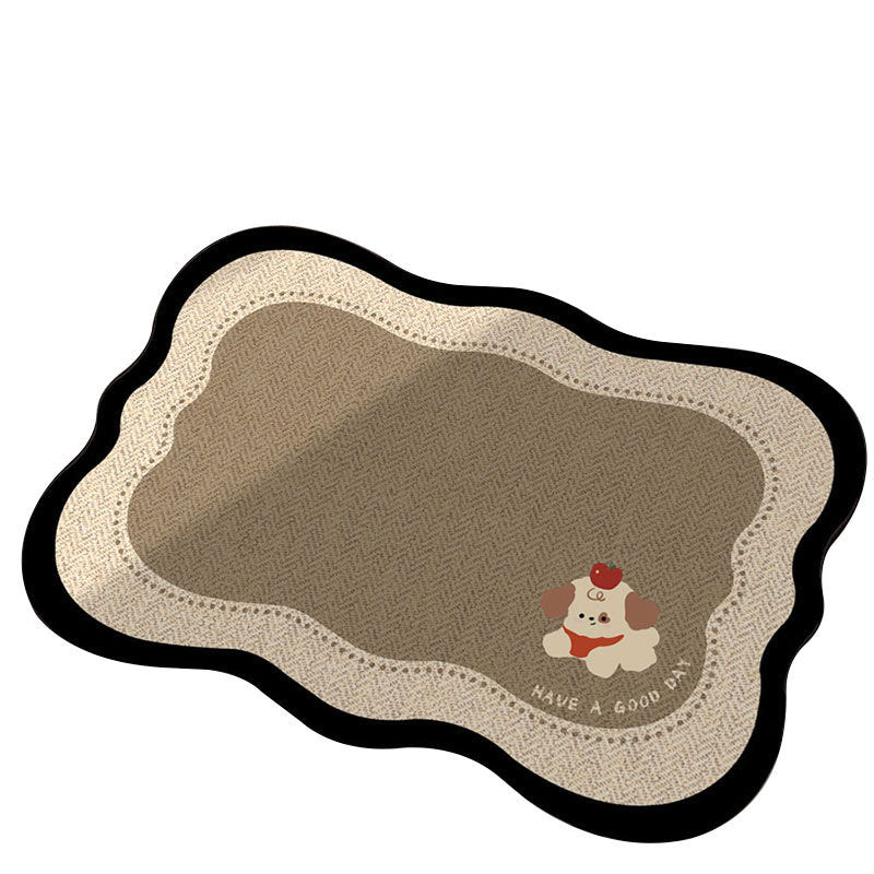 Cartoon Dog-Themed Decorative Bath Mat LoungeYard — product view 5
