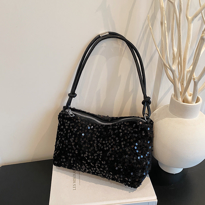 Glamorous Sequin Embellished Shoulder Bag LoungeYard — product view 6