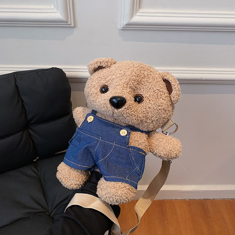 Plush Teddy Bear Crossbody Bag — product view 1