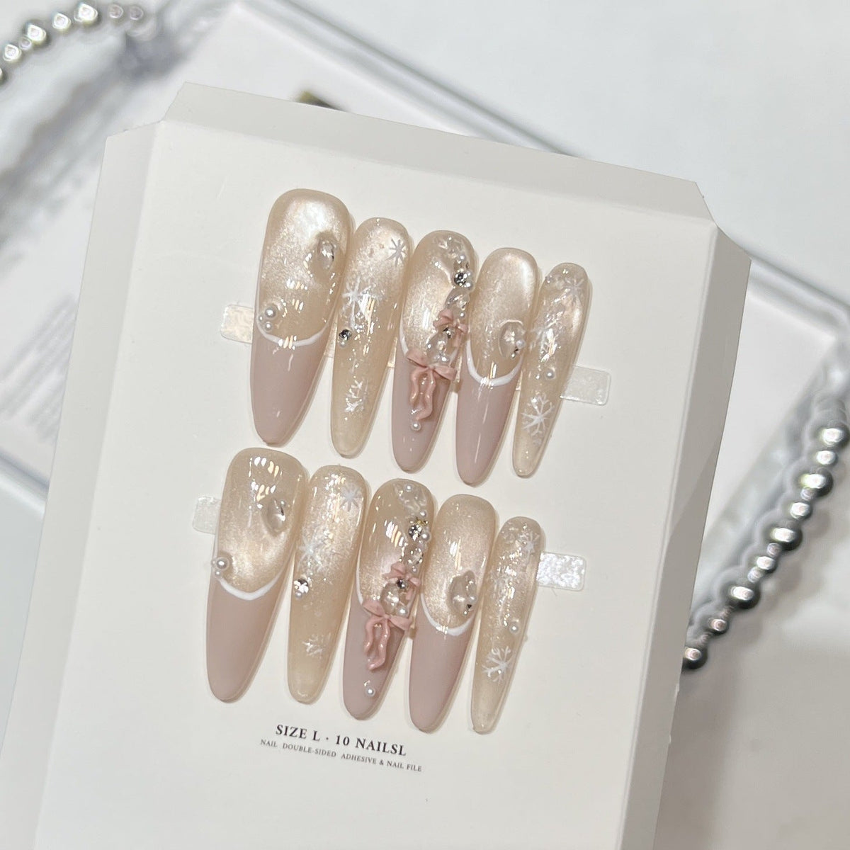 Elegant Decorative Press-On Nails 1790734252 — product view 2