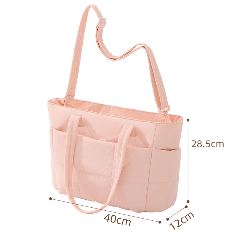 Quilted Multi-Pocket Tote LoungeYard — product view 5
