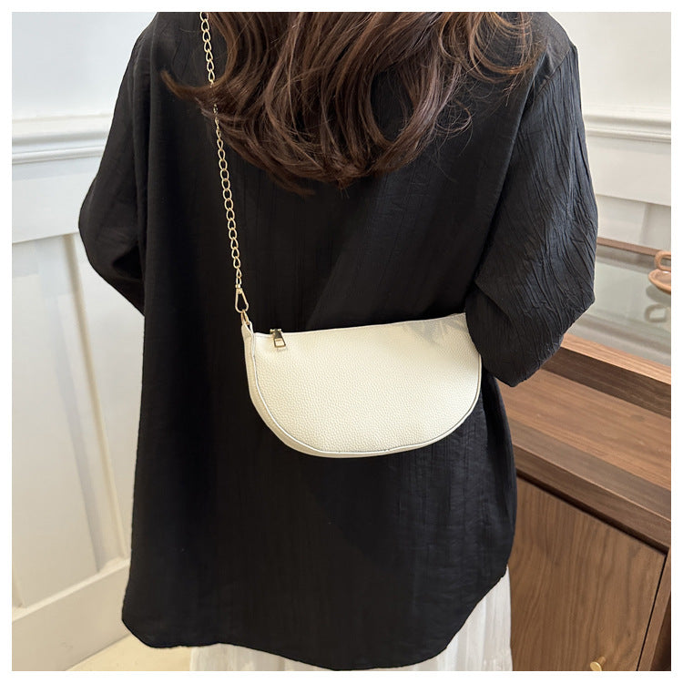 Minimalist Half-Moon Crossbody Bag LoungeYard — product view 6