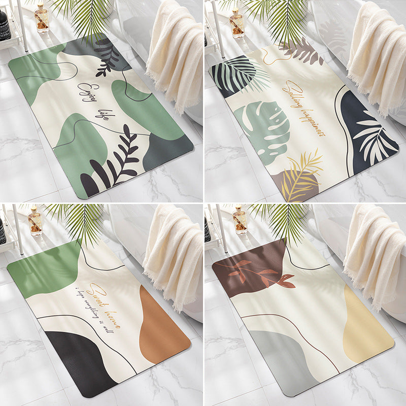 Tropical-Inspired Soft Bath Mat — product view 2