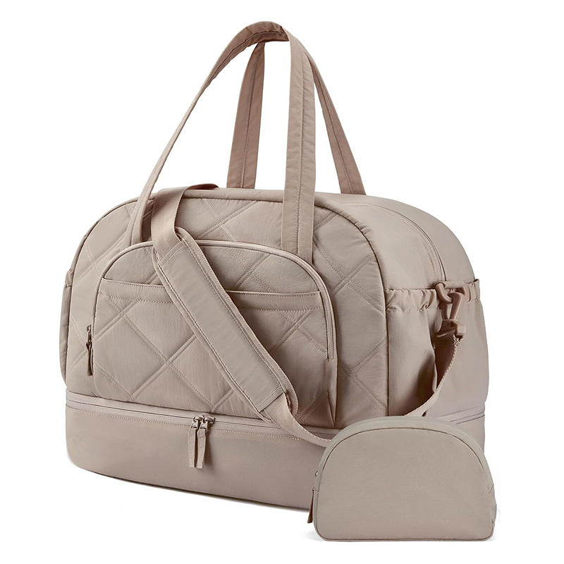 Quilted Multi-Functional Travel Duffle Bag LoungeYard — product view 7