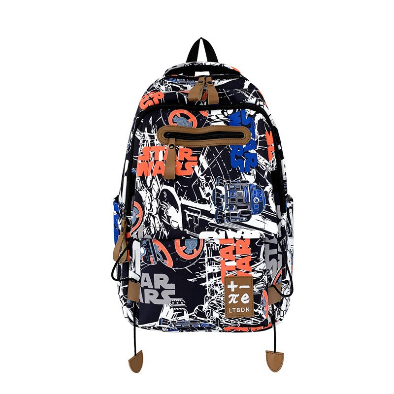 Fashionable Patterned Backpack LoungeYard — product view 4