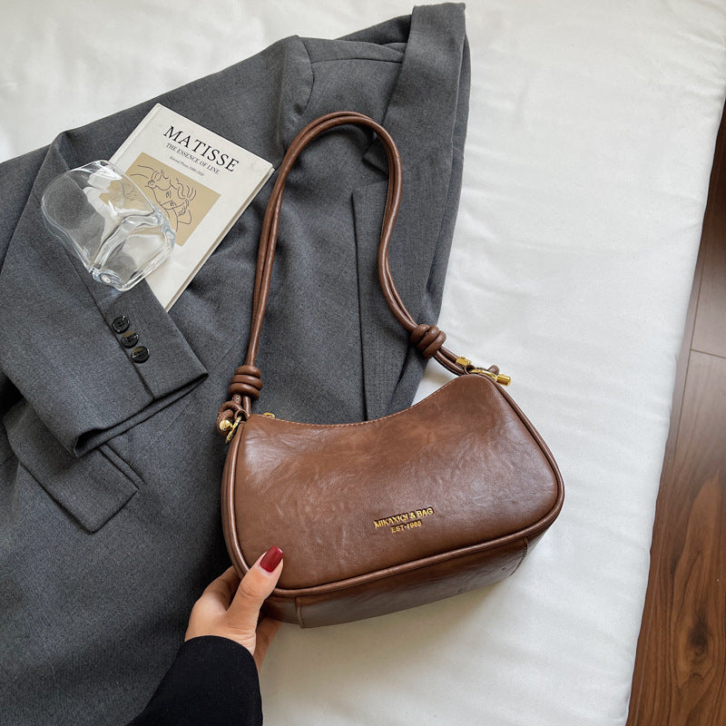 Chic Leather Shoulder Bag LoungeYard — product view 6
