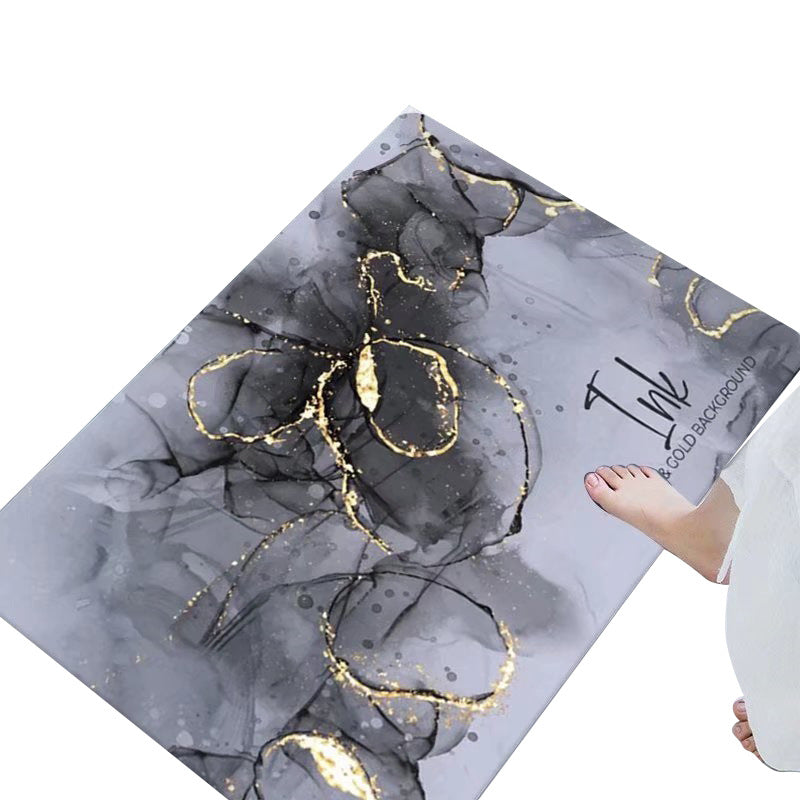 Luxurious Marble Design Bath Mat Bowlift — product view 5