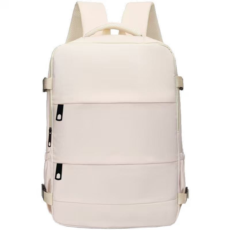 Everyday backpack with ergonomic carrying system and practical compartments LoungeYard — product view 7