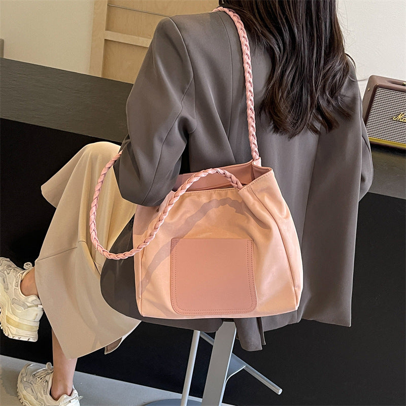 Stylish Braided Handle Handbag LoungeYard — product view 5