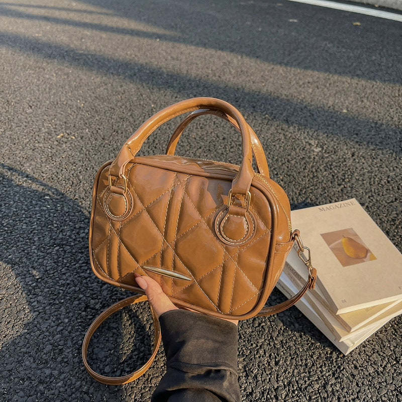 WoQuilted Mini Satchel Bag LoungeYard — product view 3
