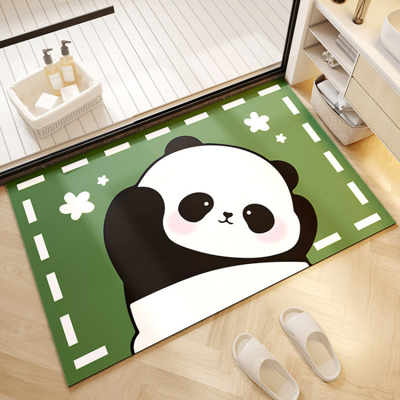 Playful Panda-Themed Welcome Mat Bowlift — product view 4