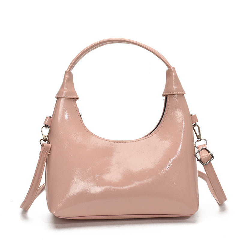 Contemporary Structured Satchel Handbag — product view 5