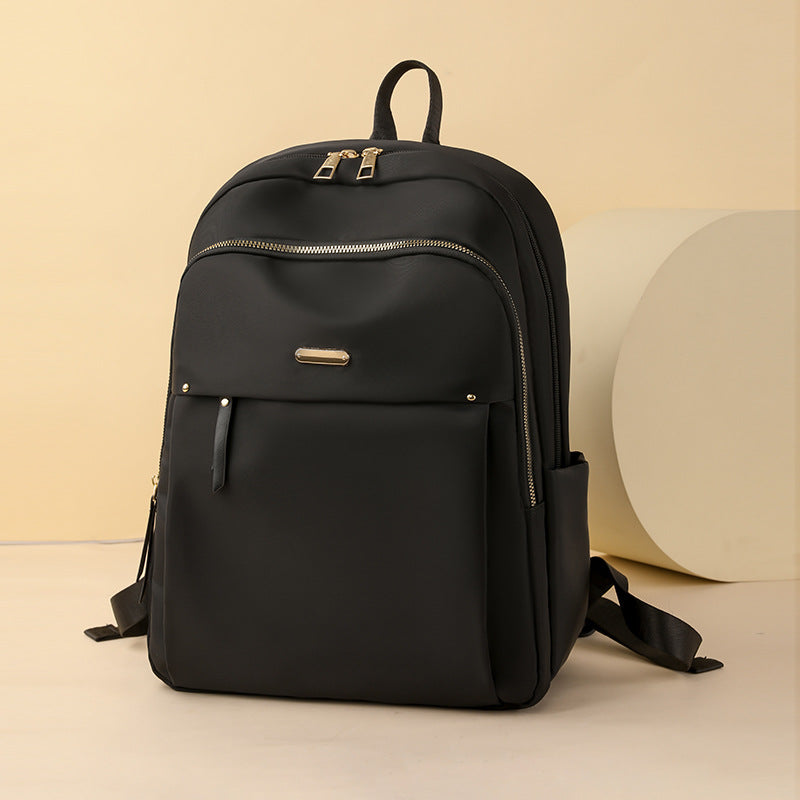Elegant laptop backpack with multifunctional compartments LoungeYard — product view 3