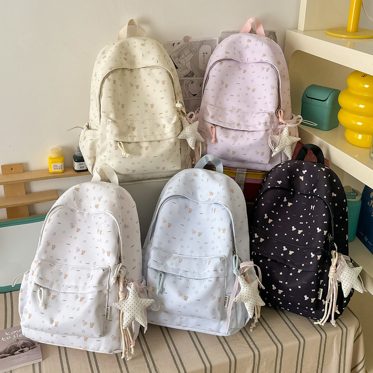 Fun-Patterned Casual Backpack LoungeYard — product view 4