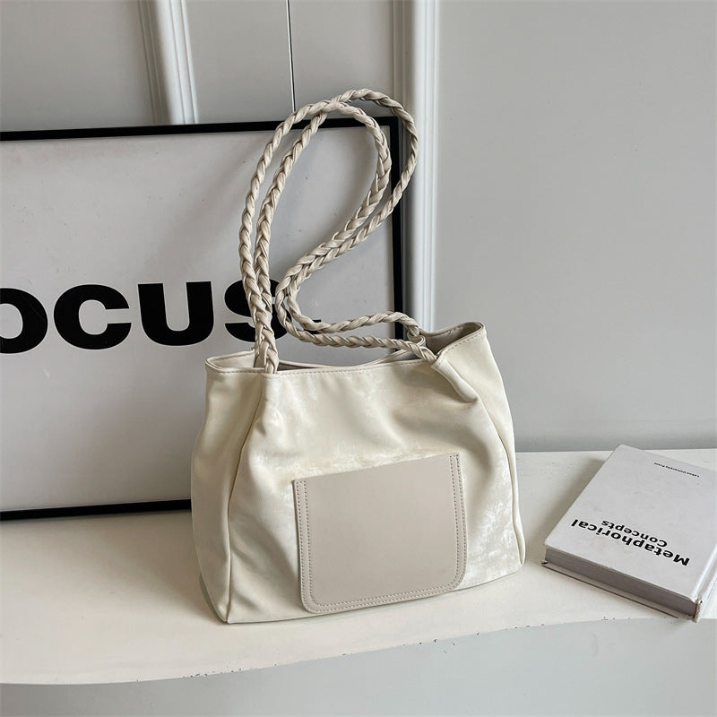 Stylish Braided Handle Handbag LoungeYard — product view 6