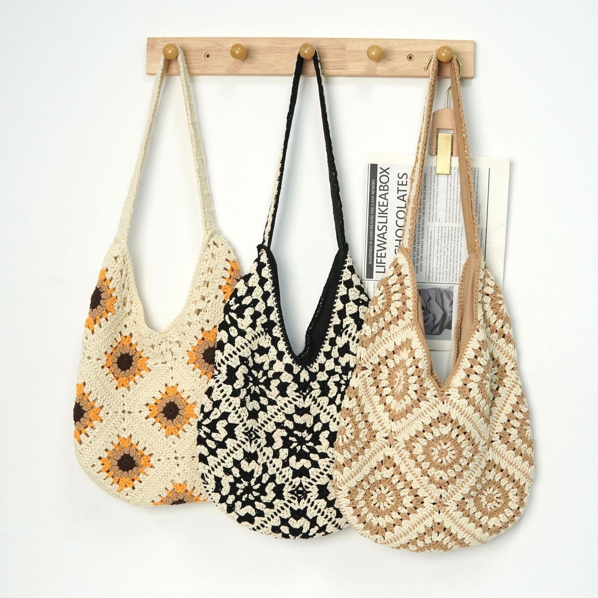 Handcrafted Shoulder Bag Made From Sustainable Material LoungeYard — product view 4