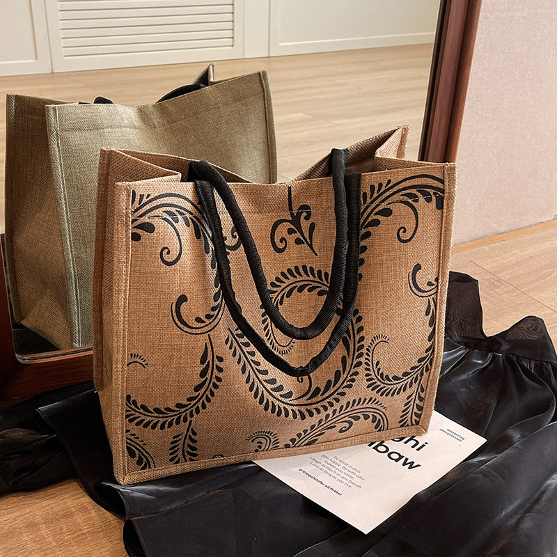 Elegantly Designed Linen Tote Bag — product view 6