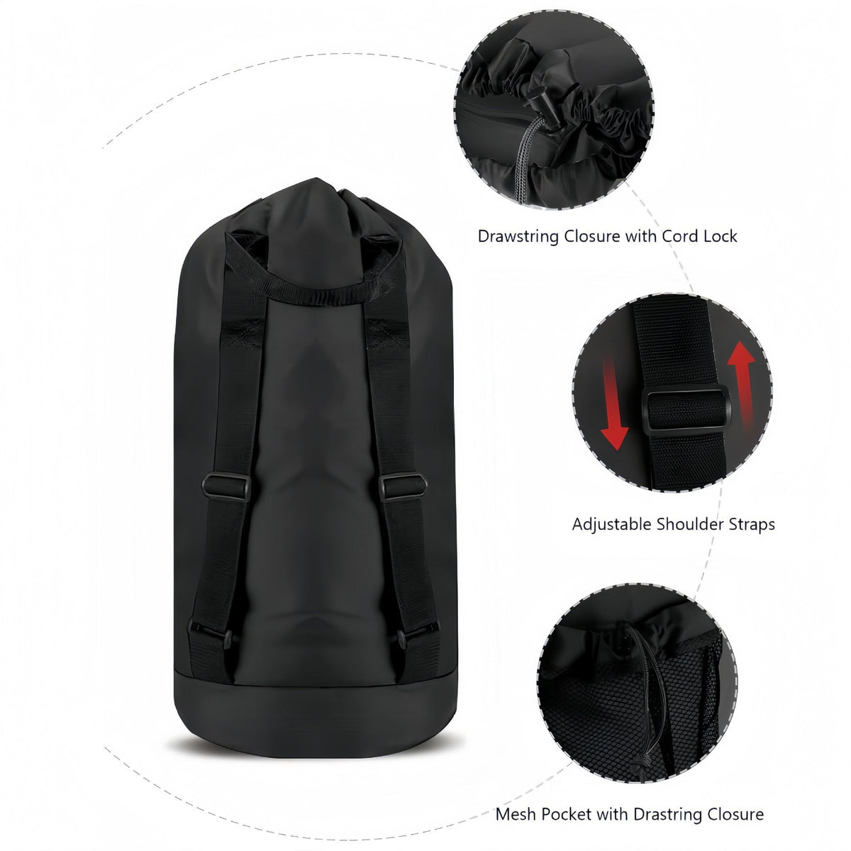 Sporty multifunction backpack LoungeYard — product view 2
