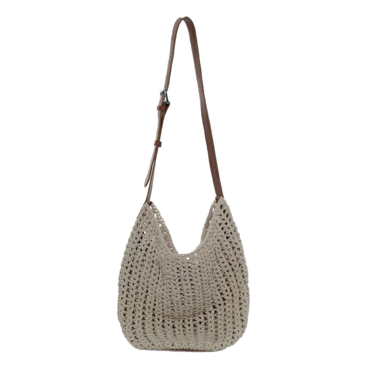 Handcrafted Crossbody Bag in Elegant Macrame Style LoungeYard — product view 2