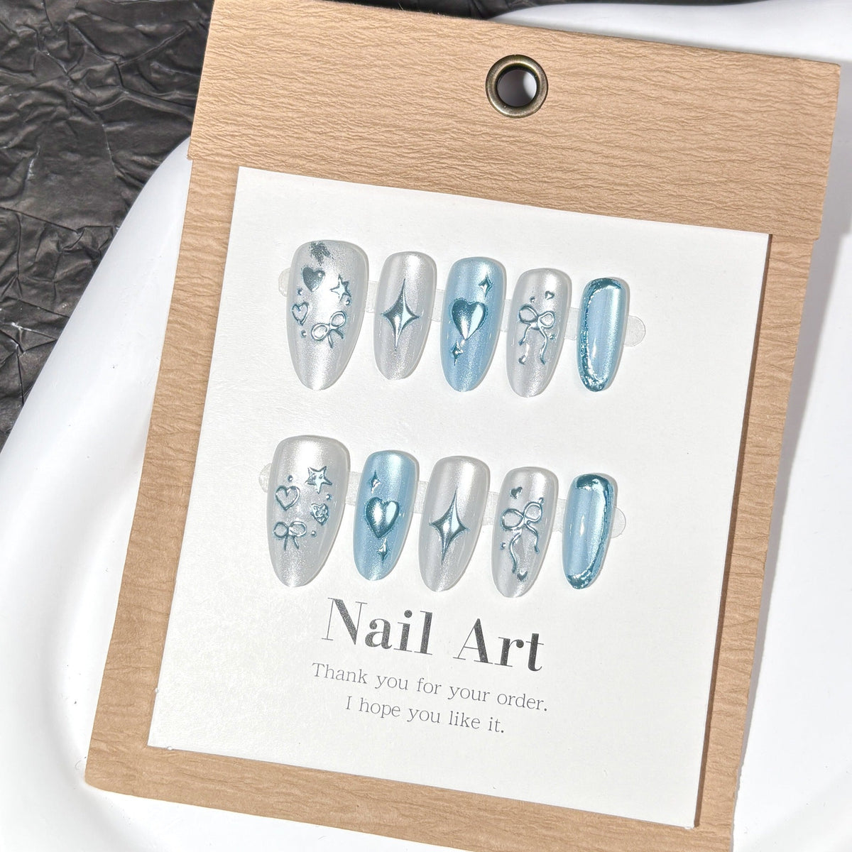 Decorative Themed Press-On Nail Art Set — product view 1
