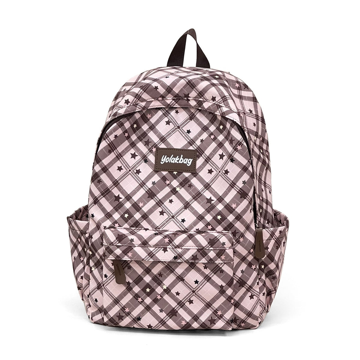 Playful Geometric Pattern Backpack LoungeYard — product view 5