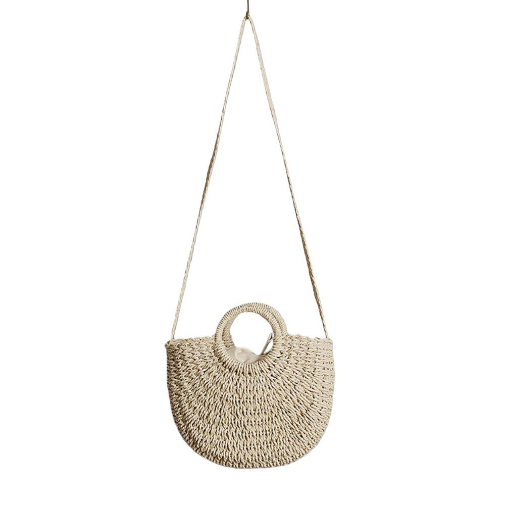 Handcrafted straw bag LoungeYard — product view 4