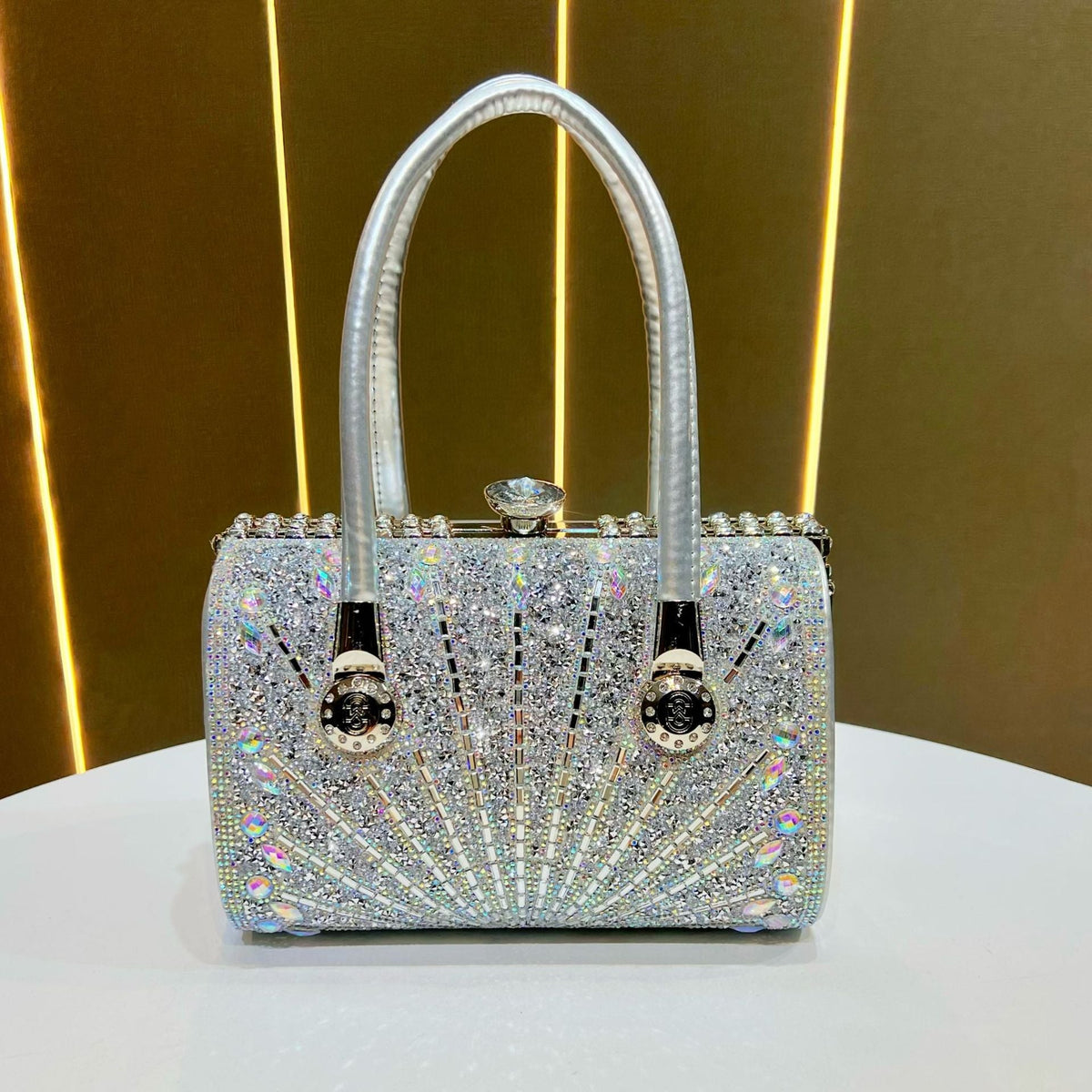 Luxe Crystal-Embellished Evening Handbag — product view 6