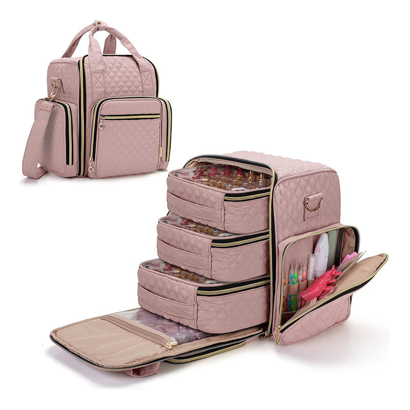 Cosmetic transport bag with organizer compartments LoungeYard — product view 5