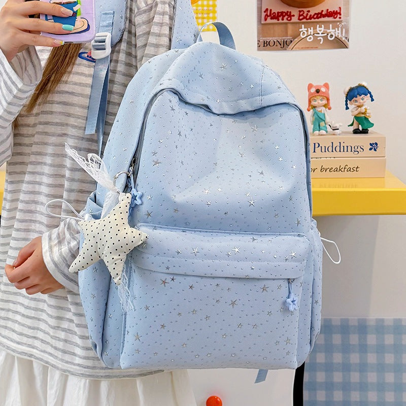 Star-Patterned Lightweight Backpack LoungeYard — product view 1